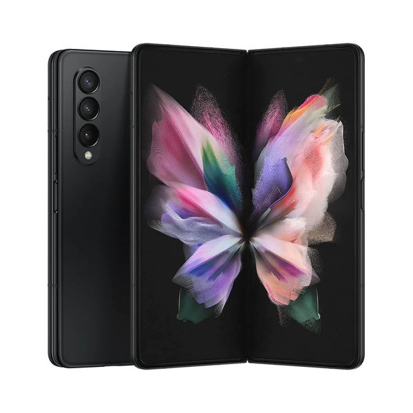 SAMSUNG Galaxy Z Fold 3 5G US Version 512GB Phantom Black - Unlocked (Renewed)